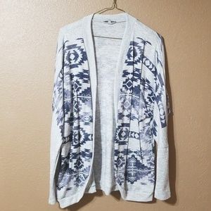 Navy and Grey Light Cardigan